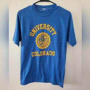 VIintage Blue University of Colorado T-Shirt